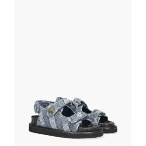 Kurt Geiger Orson Denim Jeansblauw Damessandalen