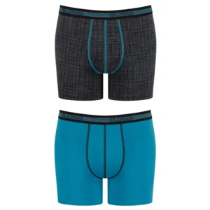 Sloggi Men Match Short C2P - 10126362 - Grey -  turquoise