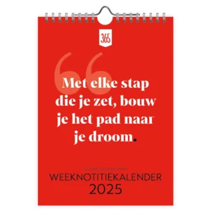 Kalender - 2025 - 365 dagen succesvol - 16,5x23cm