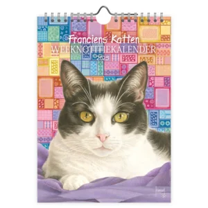 Kalender - 2025 - Franciens katten  - Stitch - 16,5x23cm