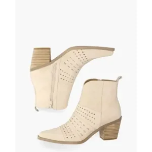 Di Lauro Wilanda Beige Dames Enkelboots