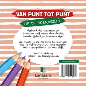 Boek - Tekenen - Van punt tot punt - Kids - Op de boerderij