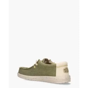 Hey Dude Wally Coastline Jute Khaki Heren Veterschoenen