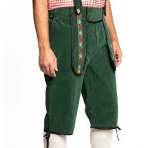 Lederhose - Johann - Groen - Lang - XXL