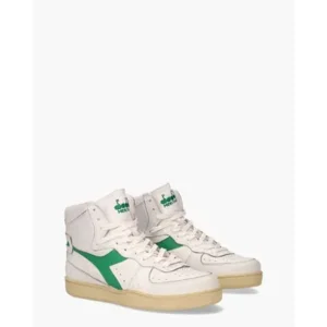 Diadora Heritage Mi Basket Used Wit/Groen Herensneakers