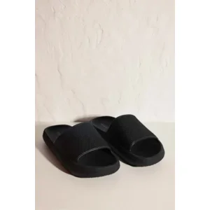 Ysabel Mora Slip On teenslippers in zwart