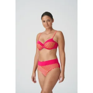 Prima Donna Swim La Concha beugelbikini in rozerood en oranje