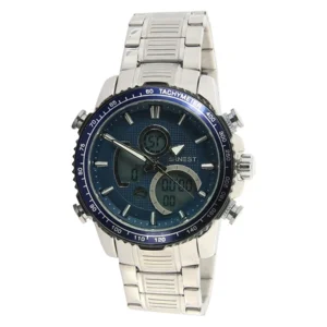 Heren horloge Ricardo Zilver-blauw