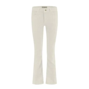 Para Mi Dames broek: Jade, Vintage Corduroy, Off White, ( Ribfluweel ) ( PARA.329 )