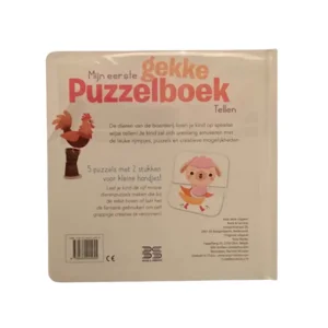 Kinderboek - Mijn eerste gekke puzzelboek - Tellen