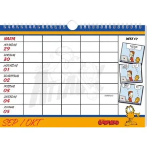 Familieplanner - 2025 - Garfield