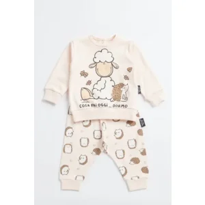 Happy People Pyjama Meisjes: Egels, Interlock vanaf 12maanden ( HAP.127 )