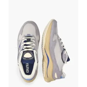 Mizuno Wave Rider B Blauw/Beige Herensneakers