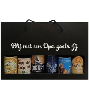 Bierpakket Speciaalbier (6 flesjes) in gepersonaliseerde geschenkdoos - opa