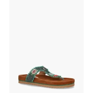 Jas Exports Rowena Groen/Multicolor Damesslippers