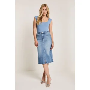 Para Mi Dames jeans rok: July, Cosmic Blue, Daily Denims  ( PARA.339 )