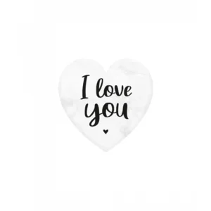 Marmeren hartje - I love you - 5x5cm