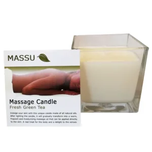 Massage Kaars GREEN TEA (200ml) MASSU