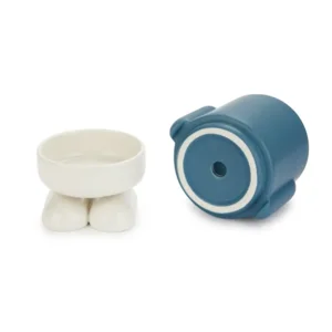 Balvi Mini Bloempot Mr Standy Blauw Keramiek