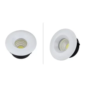 Mini inbouwspot design LED 5W wit of zwart dimbaar Wit