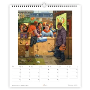 Maand kalender - 2025 - Marius van Dokkum - 30x35cm