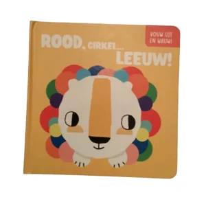 Kinderboek - Rood, cirkel… leeuw!