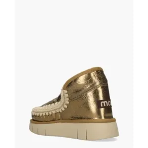 Mou Eskimo Bounce Goud Dames Enkelboots