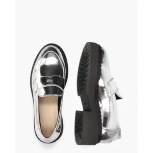 Nubikk Frankie Zilver Damesloafers