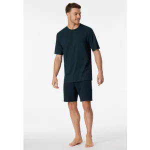 Schiesser - Comfort Essentials – Pyjama – 181155 – Night Blue