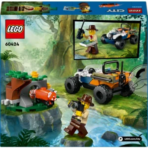 LEGO® 60424 City Jungleonderzoekers: rode panda-missie met terreinwagen