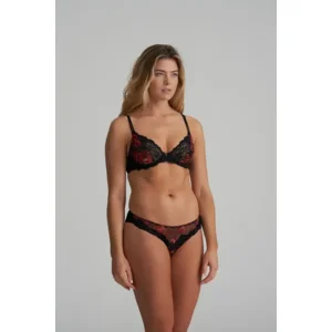 Marie Jo Selyna plunge bh in zwart en rood