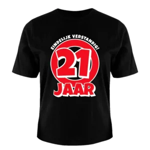 T-shirt - 21 jaar - One size