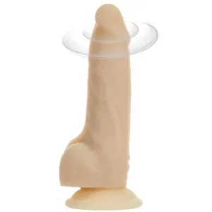 Naked Addiction Roterende & Vibrerende Vibrator Met Afstandsbediening Vanille 19 cm