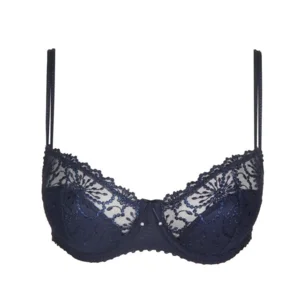 Marie Jo Push up BH: Jane, Velvet blue, verwijderbare mouse, Europese Maten ( MJO.71 )