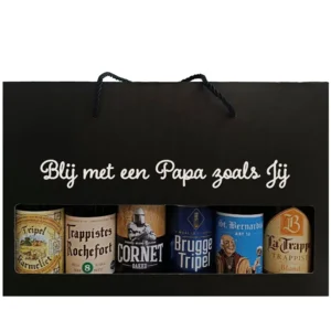 Bierpakket Speciaalbier (6 flesjes) in gepersonaliseerde geschenkdoos - papa