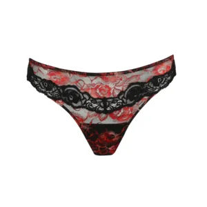 Marie Jo Selyna string in rood en zwart