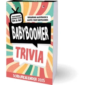 Scheurkalender - 2025 - Babyboomer trivia - 13x18cm