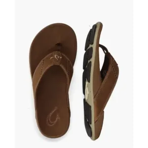 Olukai Nui Cognac Herenslippers