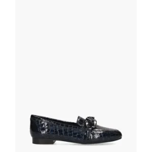 Di Lauro Sindy Donkerblauw Damesloafers