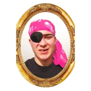 Zakdoek - Roze - Bandana - Piraat