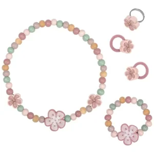 Sieraden set - Feeëntuin - Bloemen - 5dlg.