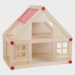 Small Foot - Houten Poppenhuis met Meubeltjes, 23dlg.