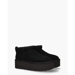 Ugg Classic Ultra Mini Platform Zwart Dames Enkelboots