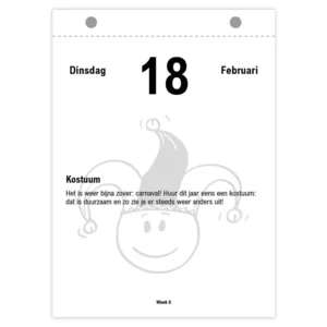 Scheurkalender - 2025 - Stressloos duurzaam - 13x18cm