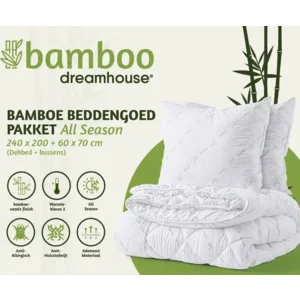 Dekbed Bamboo+2 kussens