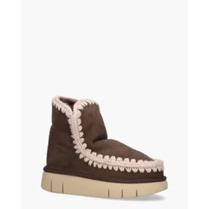 Mou Eskimo 18 Bounce Donkerbruin Dames Enkelboots