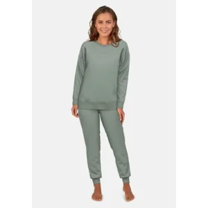 Tom Tailor Training / Homewear Dames: Groen, licht gemoltoneerd ( TOM.34 )