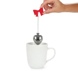 Balvi Thee Infuser Thee Ei Strik Rood