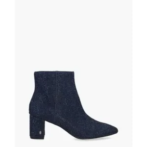 Kurt Geiger Burlington Ankle Boot Donkerblauw Enkelboots