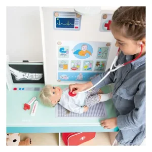 Houten speelgoed dokter station 3-in-1